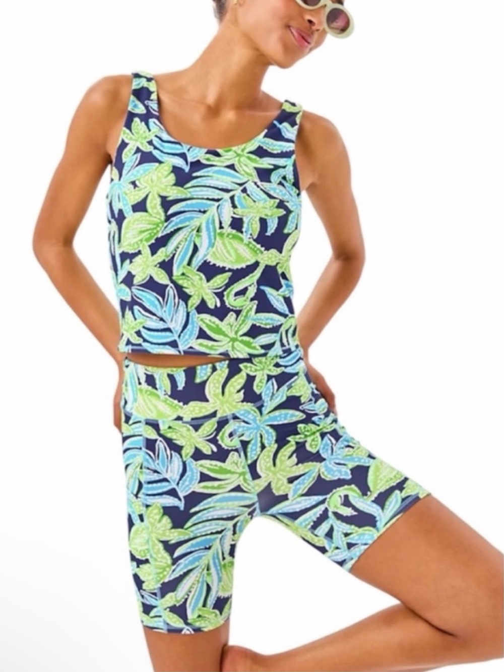 Lilly Pulitzer UPF 50+ Luxletic 5" Weekender High Rise Bike Short